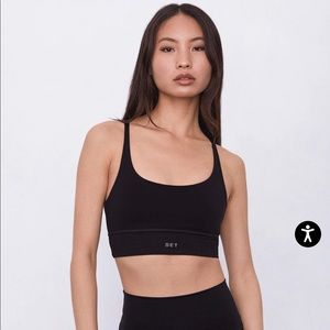 SETactive Luxform Scoop Y bra in onyx